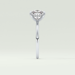 2.0 CT Princess Cut Hidden Halo Lab-Grown Diamond Engagement Ring 16