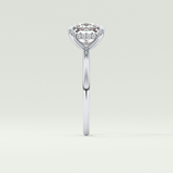 2.0 CT Princess Cut Hidden Halo Lab-Grown Diamond Engagement Ring 16