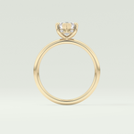 1.5 CT Marquise Cut Hidden Halo Lab-Grown Diamond Engagement Ring 6