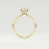 1.5 CT Marquise Cut Hidden Halo Lab-Grown Diamond Engagement Ring 6