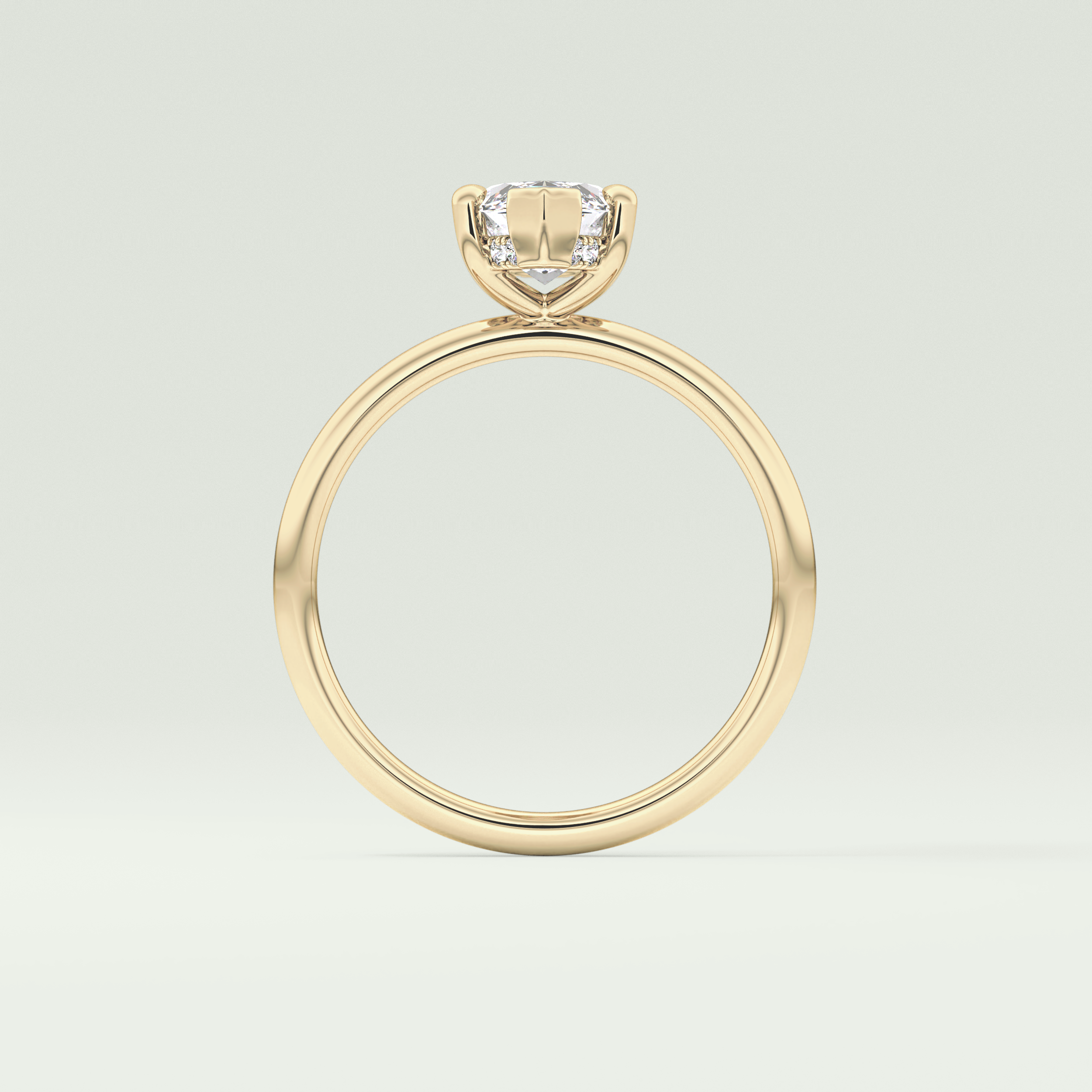 1.5 CT Marquise Cut Hidden Halo Lab-Grown Diamond Engagement Ring 6
