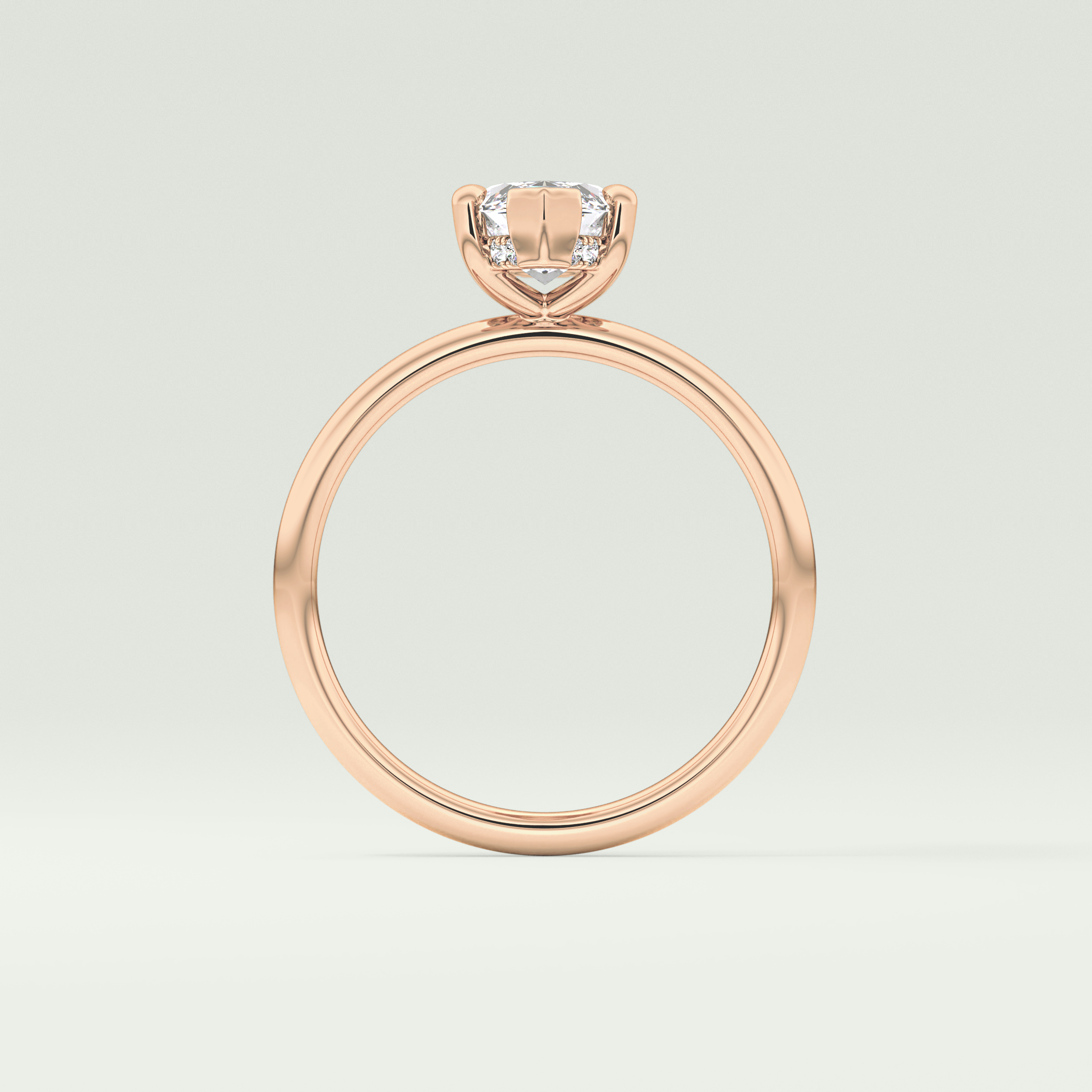 1.5 CT Marquise Cut Hidden Halo Lab-Grown Diamond Engagement Ring 12
