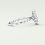 1.5 CT Marquise Cut Hidden Halo Lab-Grown Diamond Engagement Ring 15