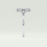 1.5 CT Marquise Cut Hidden Halo Lab-Grown Diamond Engagement Ring 16