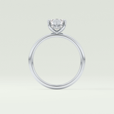 1.5 CT Marquise Cut Hidden Halo Lab-Grown Diamond Engagement Ring 18