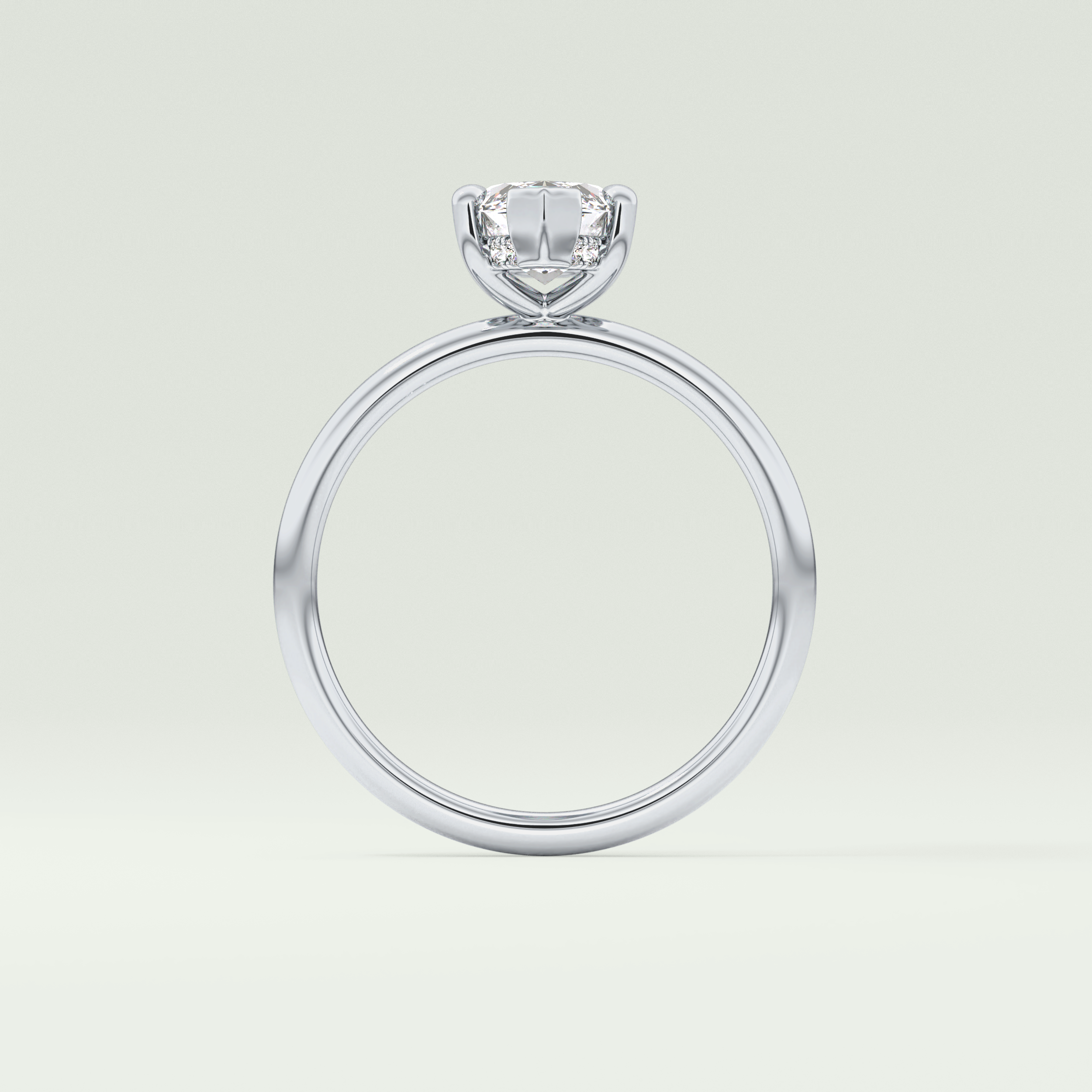 1.5 CT Marquise Cut Hidden Halo Lab-Grown Diamond Engagement Ring 18