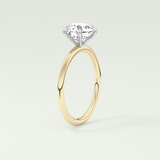 2.0 CT Round Cut Lab Grown Diamond Engagement Ring