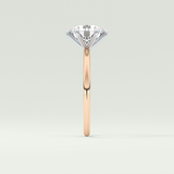 2.0 CT Round Cut Lab Grown Diamond Engagement Ring
