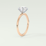 2.0 CT Round Cut Lab Grown Diamond Engagement Ring