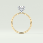 2.0 CT Oval Cut Solitaire Lab-Grown Diamond Engagement Ring 6