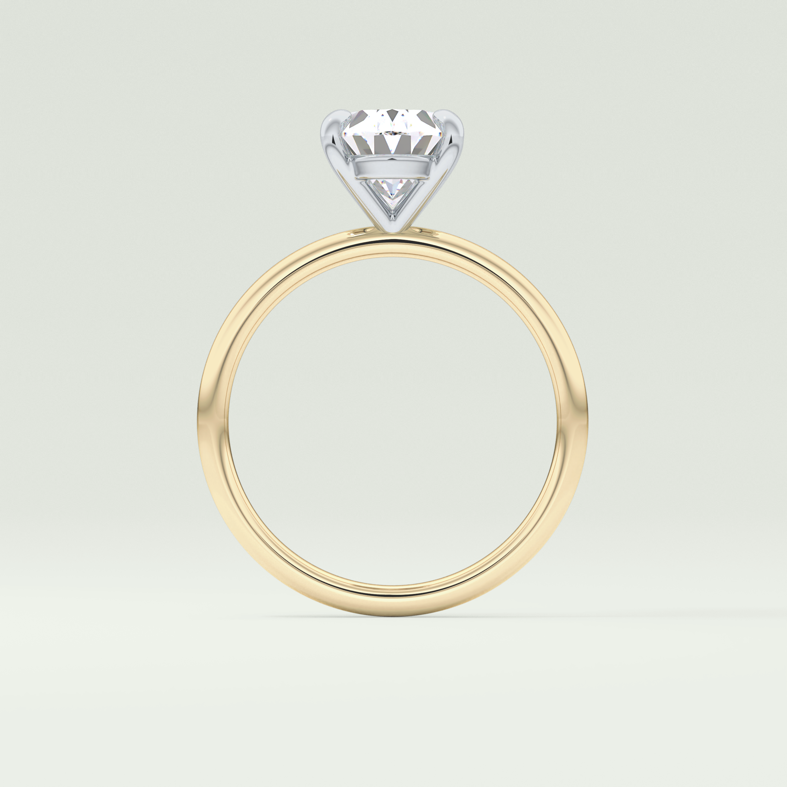 2.0 CT Oval Cut Solitaire Lab-Grown Diamond Engagement Ring 6