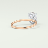 2.0 CT Oval Cut Solitaire Lab-Grown Diamond Engagement Ring 8