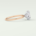 2.0 CT Oval Cut Solitaire Lab-Grown Diamond Engagement Ring 9