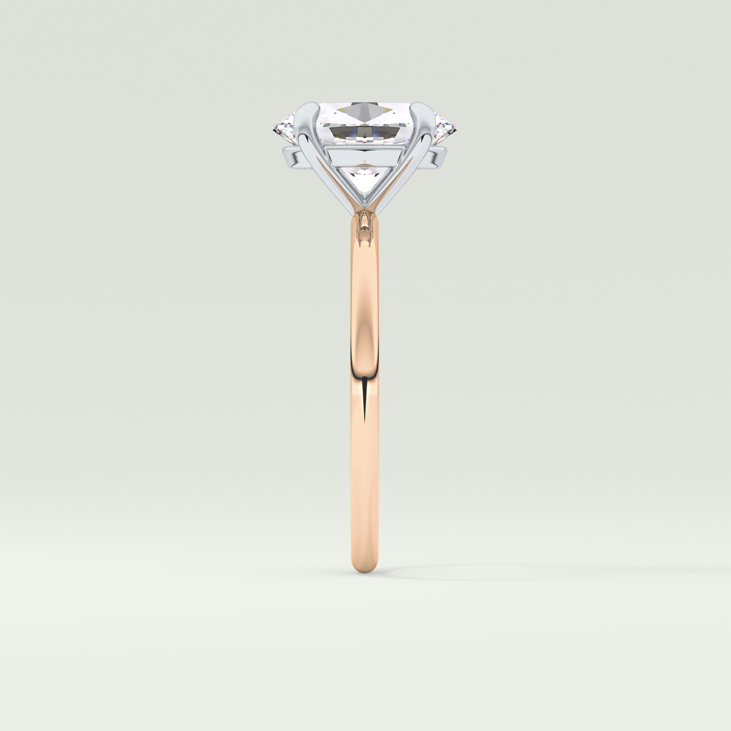 2.0 CT Oval Cut Solitaire Lab-Grown Diamond Engagement Ring 10