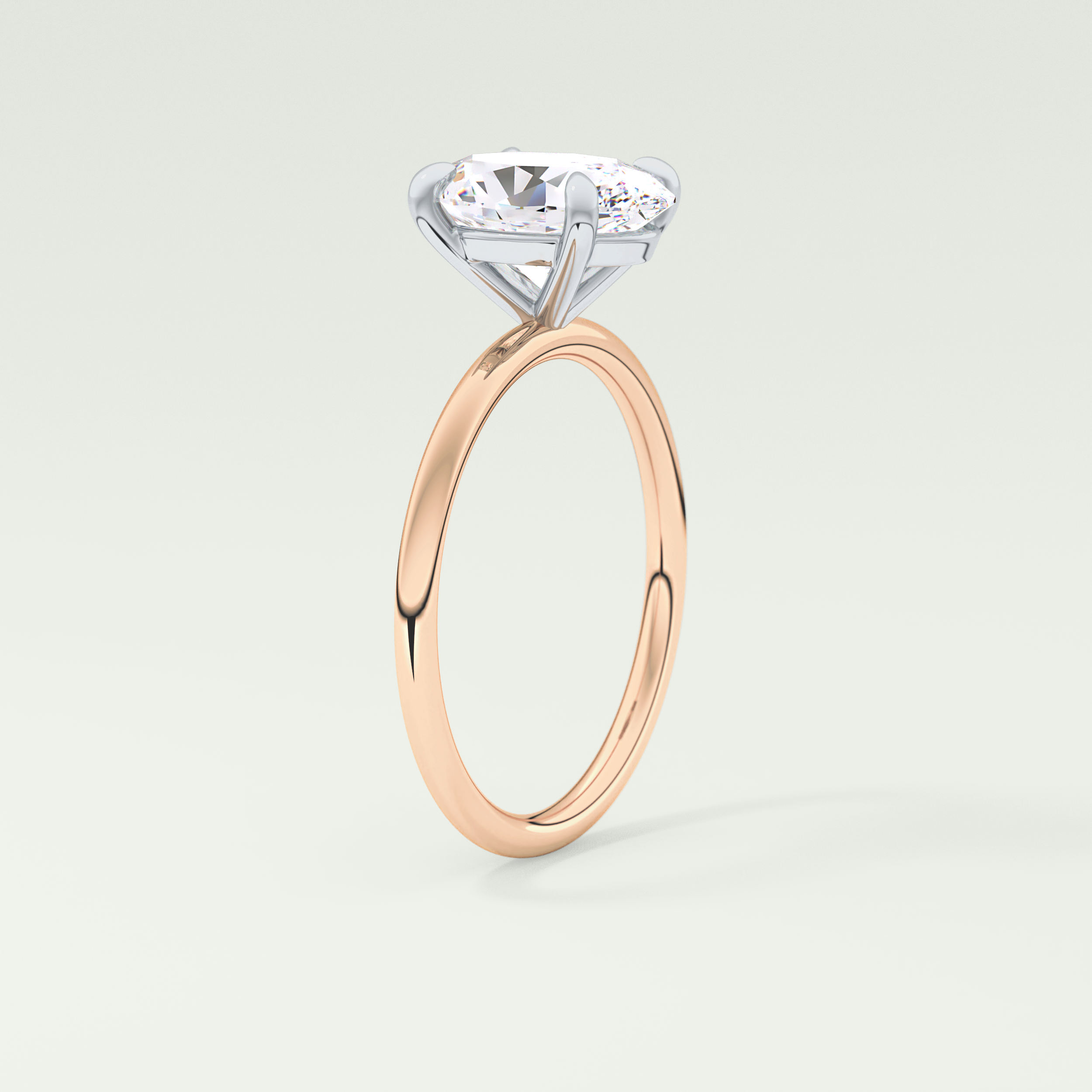2.0 CT Oval Cut Solitaire Lab-Grown Diamond Engagement Ring 11