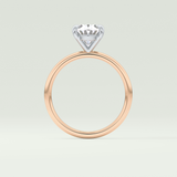 2.0 CT Oval Cut Solitaire Lab-Grown Diamond Engagement Ring 12