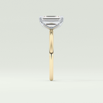 2.0 CT Emerald Cut Solitaire Lab-Grown Diamond Engagement Ring 4