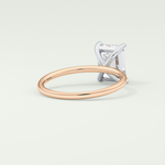 2.0 CT Emerald Cut Solitaire Lab-Grown Diamond Engagement Ring 8