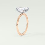 2.0 CT Emerald Cut Solitaire Lab-Grown Diamond Engagement Ring 11