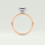 2.0 CT Emerald Cut Solitaire Lab-Grown Diamond Engagement Ring 12