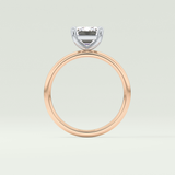 2.0 CT Emerald Cut Solitaire Lab-Grown Diamond Engagement Ring 12