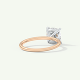 2.0 CT Cushion Cut Solitaire Moissanite Engagement Ring
