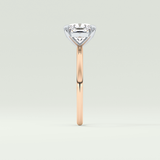 2.0 CT Cushion Cut Lab Grown Diamond Engagement Ring