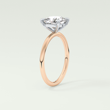 2.0 CT Cushion Cut Lab Grown Diamond Engagement Ring