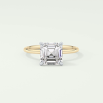2.0 CT Asscher Cut Solitaire Lab-Grown Diamond Engagement Ring 1