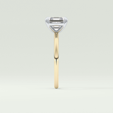 2.0 CT Asscher Cut Solitaire Lab-Grown Diamond Engagement Ring 4