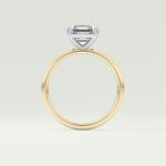2.0 CT Asscher Cut Solitaire Lab-Grown Diamond Engagement Ring 6