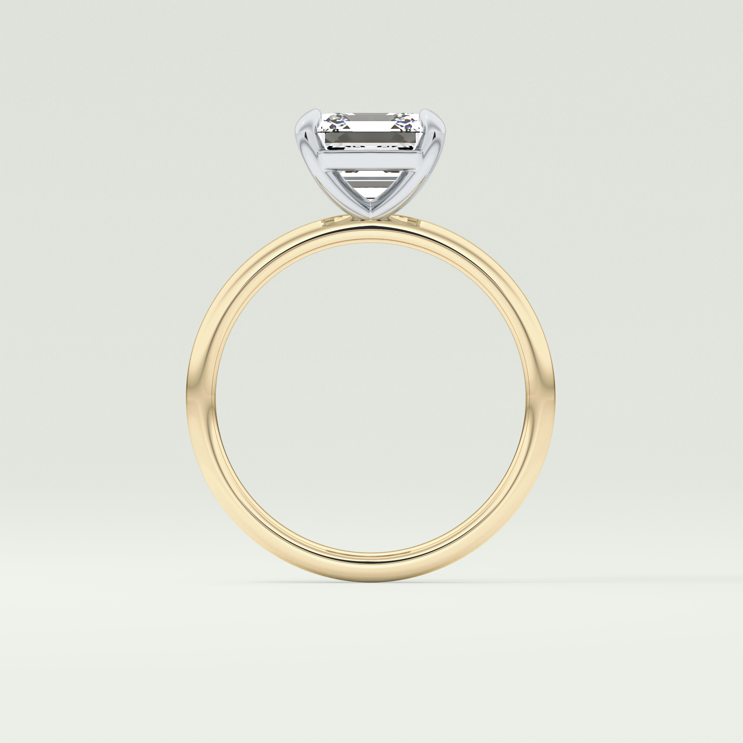 2.0 CT Asscher Cut Solitaire Lab-Grown Diamond Engagement Ring 6