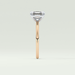 2.0 CT Asscher Cut Solitaire Lab-Grown Diamond Engagement Ring 10