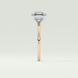2.0 CT Asscher Cut Solitaire Lab-Grown Diamond Engagement Ring 10