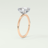 2.0 CT Asscher Cut Solitaire Lab-Grown Diamond Engagement Ring 11