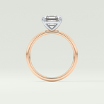 2.0 CT Asscher Cut Solitaire Lab-Grown Diamond Engagement Ring 12