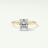 2.0 CT Radiant Cut Lab Grown Diamond Engagement Ring