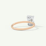 2.0 CT Radiant Cut Solitaire Moissanite Engagement Ring