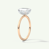 2.0 CT Radiant Cut Solitaire Moissanite Engagement Ring