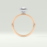 2.0 CT Radiant Cut Lab Grown Diamond Engagement Ring