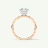 2.0 CT Pear Cut Solitaire Two Tone Lab-Grown Diamond Engagement Ring
