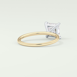 2.0 CT Princess Cut Solitaire Lab-Grown Diamond Engagement Ring 2