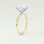 2.0 CT Princess Cut Solitaire Lab-Grown Diamond Engagement Ring 5