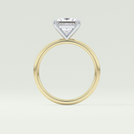 2.0 CT Princess Cut Solitaire Lab-Grown Diamond Engagement Ring 6