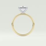 2 CT Princess Cut Solitaire Moissanite Engagement Ring 6