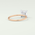 2.0 CT Princess Cut Solitaire Lab-Grown Diamond Engagement Ring 8