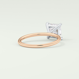 2.0 CT Princess Cut Solitaire Lab-Grown Diamond Engagement Ring 8