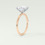 2.0 CT Princess Cut Solitaire Lab-Grown Diamond Engagement Ring 11