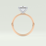 2.0 CT Princess Cut Solitaire Lab-Grown Diamond Engagement Ring 12