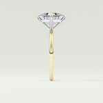 2.0 CT Princess Cut Solitaire Lab-Grown Diamond Engagement Ring 4